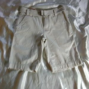 NWT New men's Merona shorts with belt